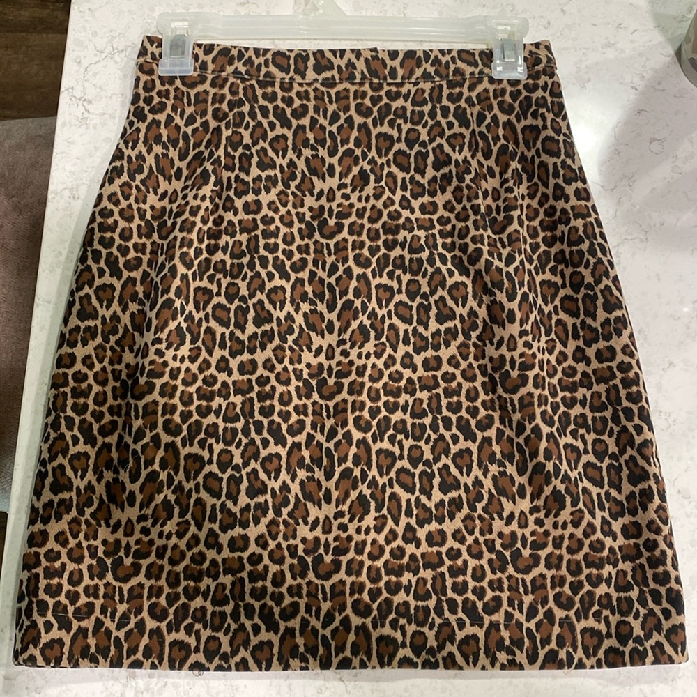 Cheetah pencil skirt